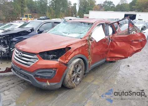 2015 Hyundai Santa Fe Sport 2.4L from USA, damaged, VIN 5XYZT3LB5FG270423